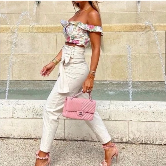 NWT Zara Tied Pareo Pants - Picture 5 of 6